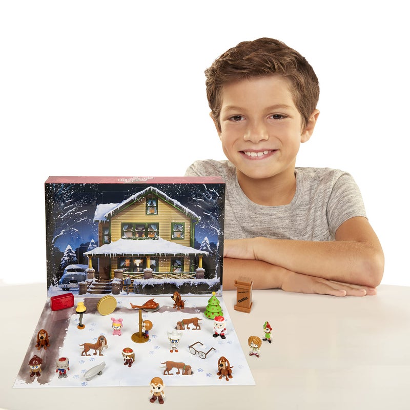 Jakks Pacific A Christmas Story Advent Calendar Includes 24 Windows Filled with Silly and Festive 1-inch Figures & Accessories! - Image 2